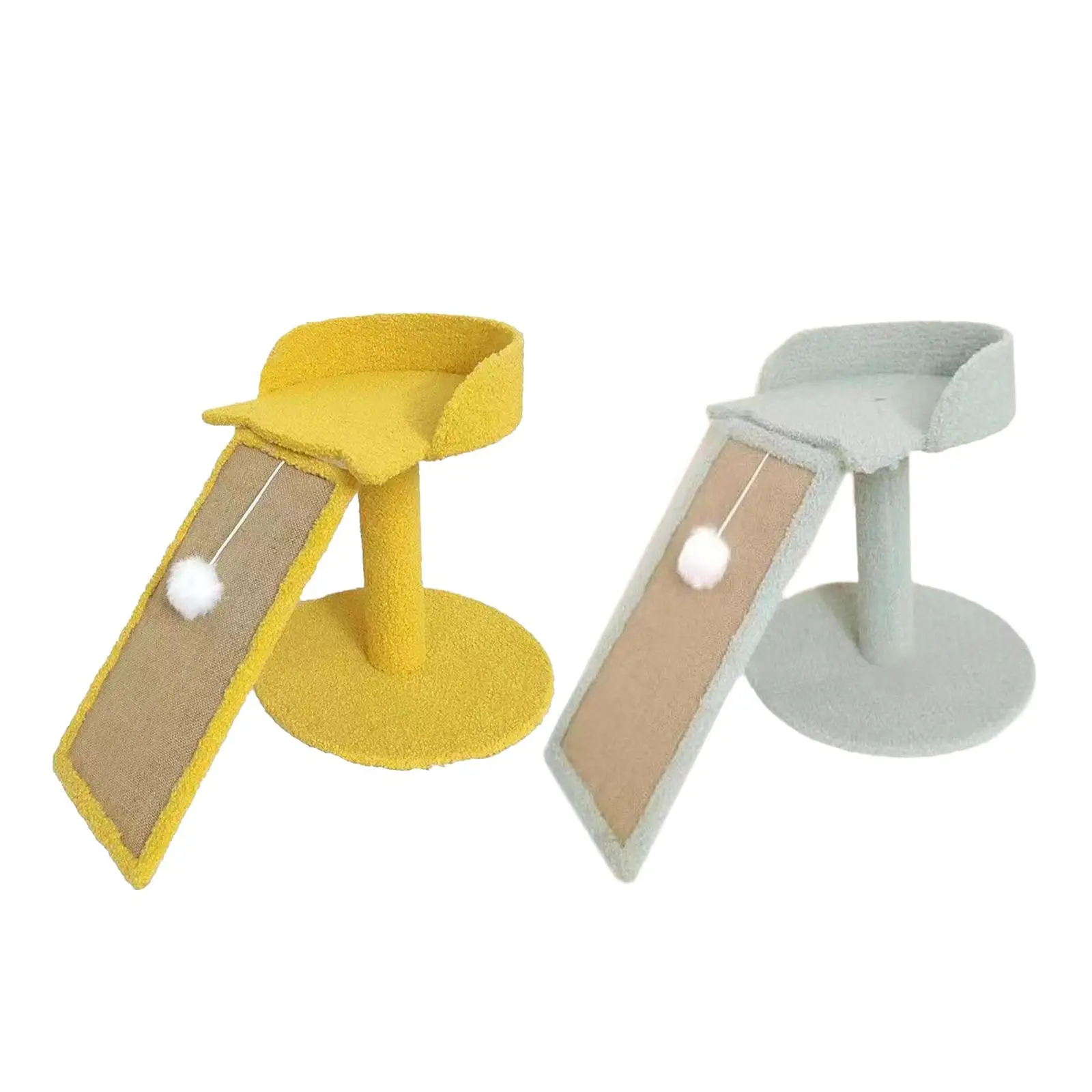 

Cat Tree with Perch with Hanging Ball Toy Condo Creative Modern Activity Sisal