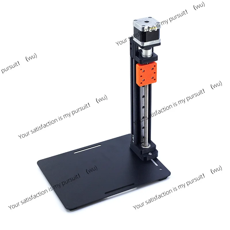Vertical moving screw vertical cross up and down left and right moving screw platform XZ two-axis moving screw slide table