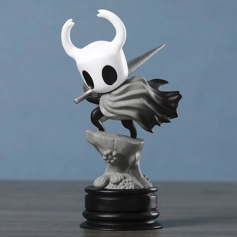 Hollow Knight Figure Battle Ver. Knight Anime Figure The Knight Figurine Pvc GK Statue Model Dolls Collection Room Desk Toy Gift