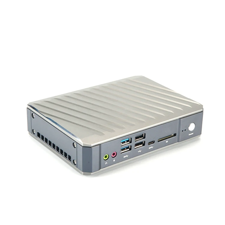 

High Quality 2021 Most Popular Quad-Core Mini Pc Fanless Desktop Pc