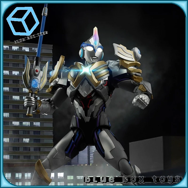 

Genuine New 2025 Blokees Legend Edition Ultraman X Beta Spark Armor Action Figure Assembly Model Collect Toys Birthday Gifts