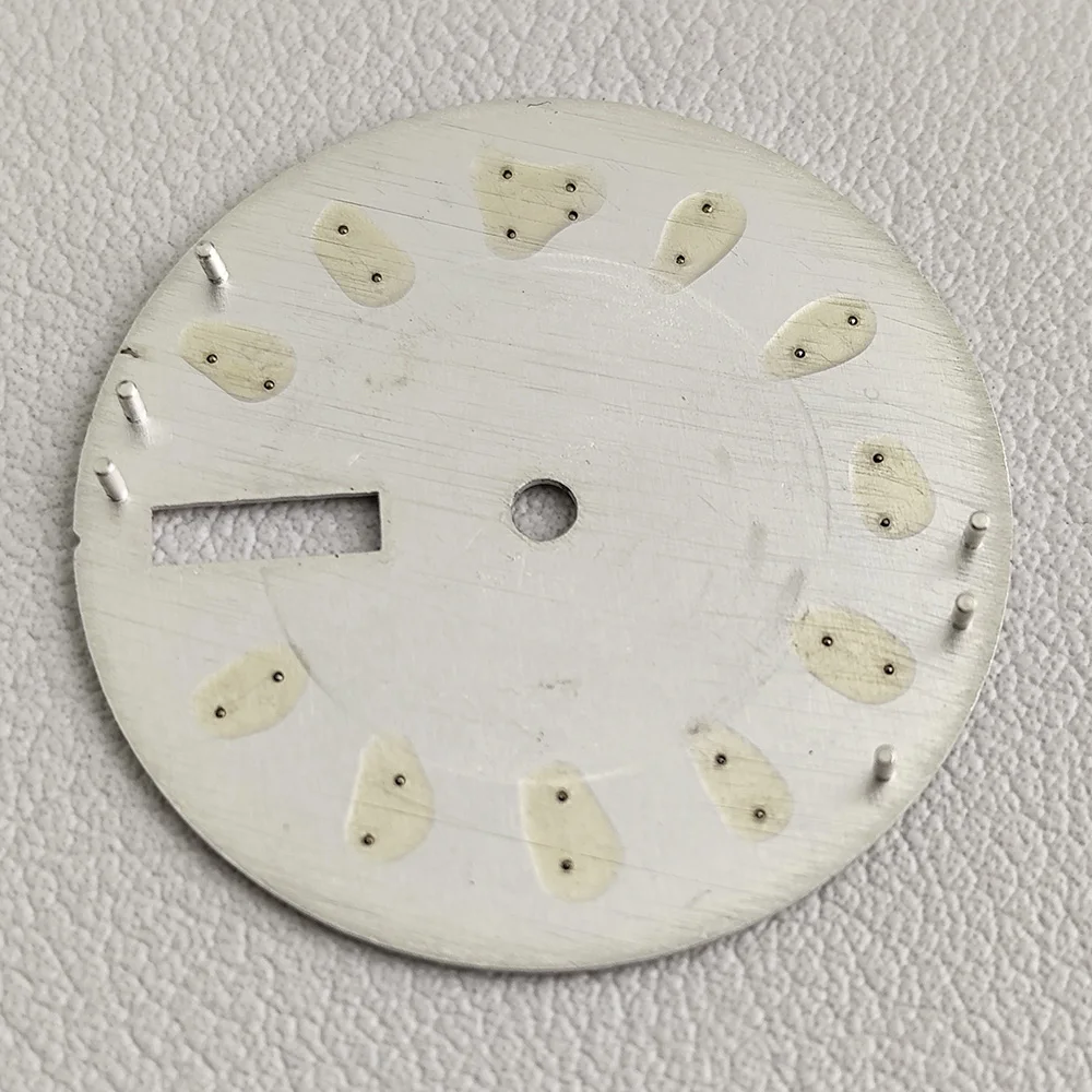 28.5mm NH36 movement watch dial C3 dial/hands suitable for NH36 movement NH36 case watch accessories