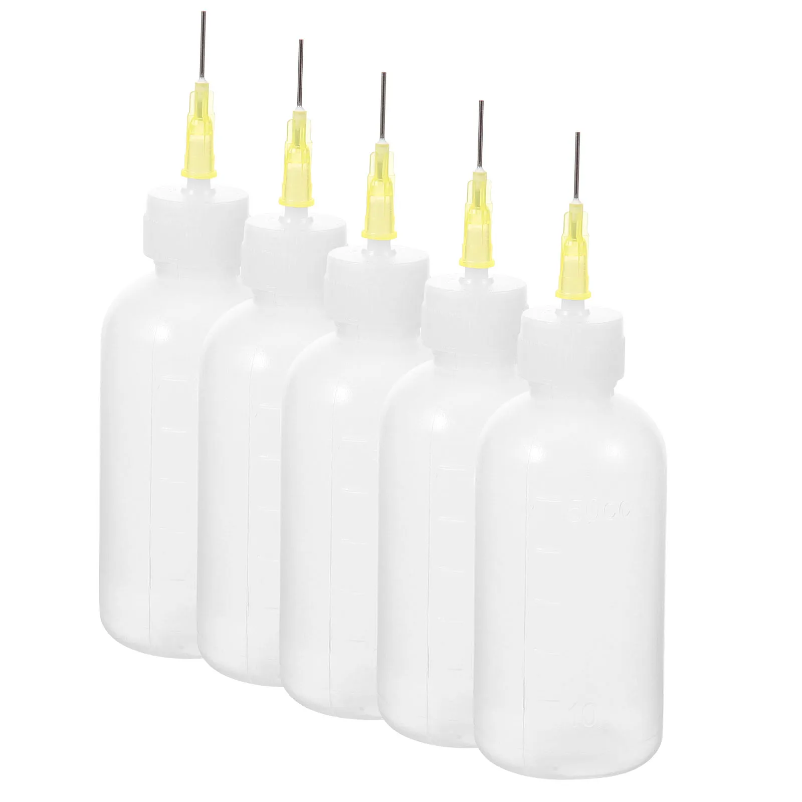 

5 Pcs Mud Painting Bottle Clay Glazing Applicator Tip Roller Squeeze Bottles Plastic Travel