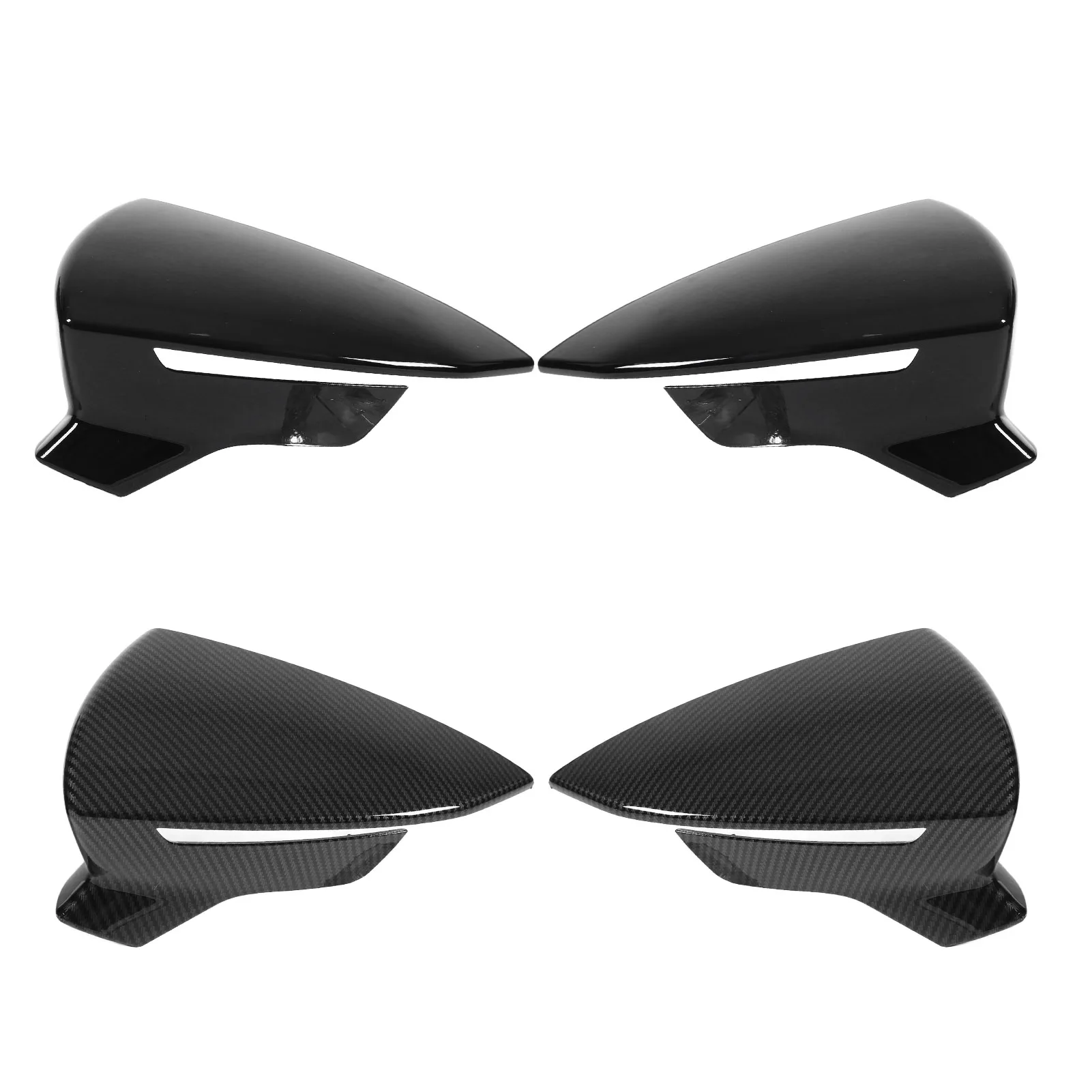 

Wing Mirror Housing Pair Rear View Mirror Protective Covers Left Right Replacement for SEAT Leon Mk3 5F ST FR 2013‑2019