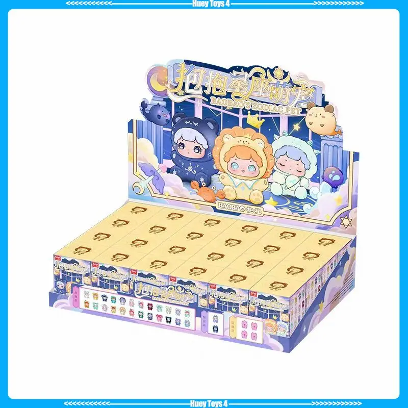 

Модная коллекционная серия Trendy Pop Baobao Constellation: милые фигурки-животные, портативные куклы-сюрпризы, настольные коллекционные игрушки, подарок