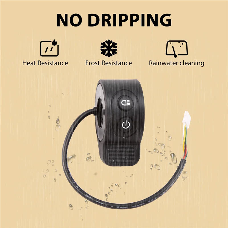 Controlador de velocidad del acelerador de patinete eléctrico AU28 para piezas de accesorios de patinete eléctrico HX X6 X7 X8