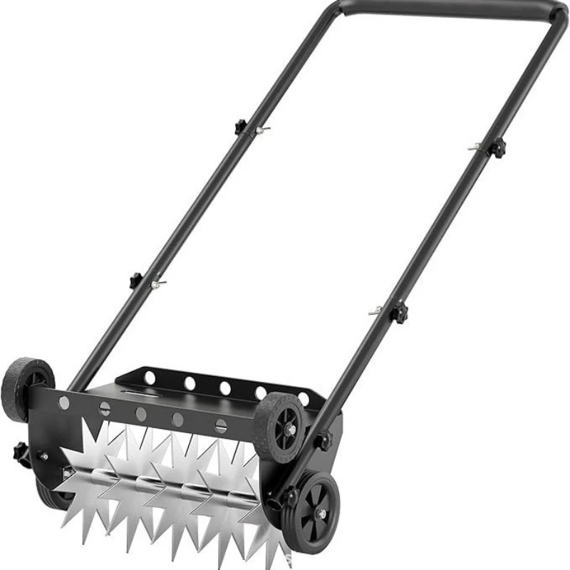 Lawn Punch Push Nail Lawn Aerator Rolling Rotary Tip Loosening Tool