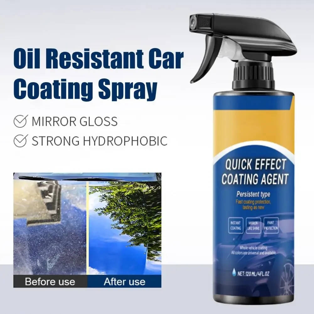 Car Coating Spray,Advanced Car Quick-Acting Coating Agent,Multi-Functional Car Scratch Remover Wax Polish,Waterless Wash Spray