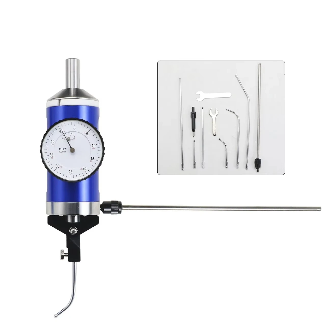 

0-3mm 0.01mm Coaxial Centering Indicator Set with Storage Case Accurate Co-Ax Indicator for Milling Machine Center Test Dial