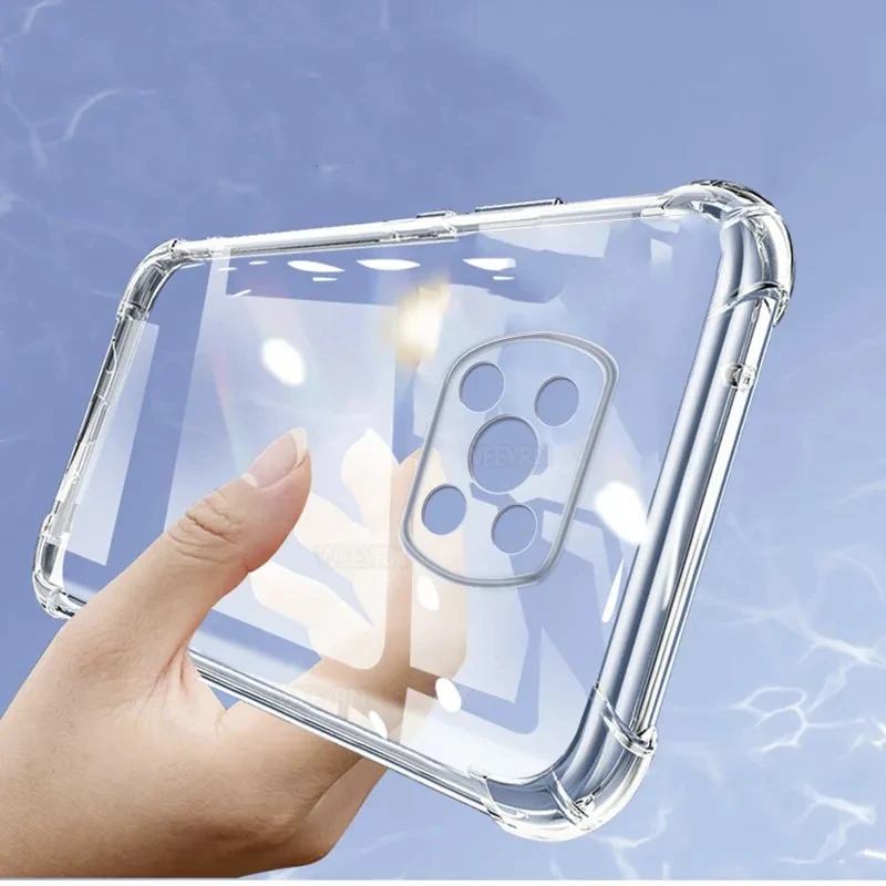 2Pcs Clear Shockproof Case For Xiaomi Poco X3 NFC Pro Soft Silicone Shell image 6
