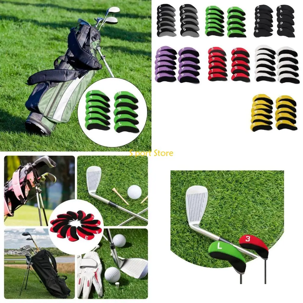 

U2JB Golfs Driver Чехол для клюшки для гольфа Железный головной убор, Чехол для клюшки для гольфа с молотком для гольфа Чехол и