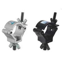 Abrazadera Mini 360 (40mm) 100kg, abrazadera de luz de DJ con soporte de carga, abrazadera de armadura de escenario de rendimiento para accesorios de escenario de armadura de 38-41mm