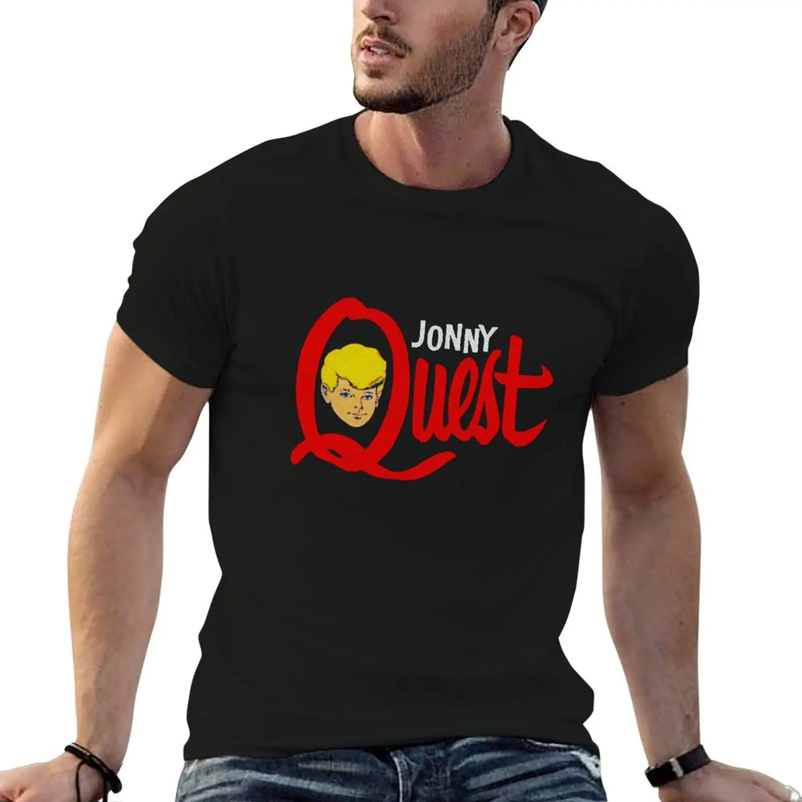 Jonny Quest - Vintage T-Shirt Basic Solid Color Short Sleeve T-Shirt