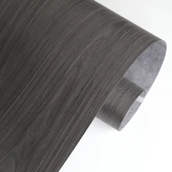 Revestimiento de madera de roble negro, revestimiento de Material Natural para muebles de dormitorio, tamaño de la piel, 3100MM x 580MM