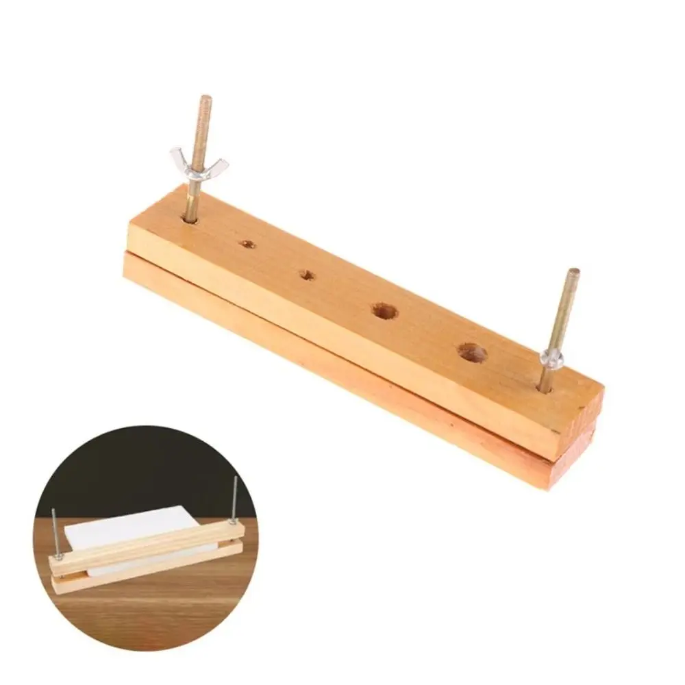 Durabe-Presse à reliure en bois pratique, outil de reliure plat, bricolage, école