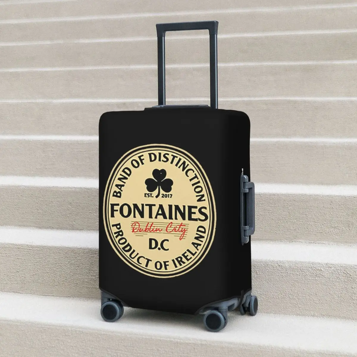 

Защитная крышка для чемодана Fontaines DC, эластичные защитные чехлы для багажа для путешествий на 18-32 дюйма