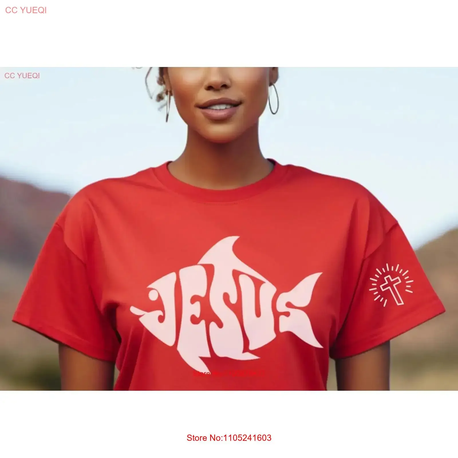Jesus Fish love like T Shirt Christian you beyond measure gift for him her tee vintage Washed Stylish streetwear Comfortable