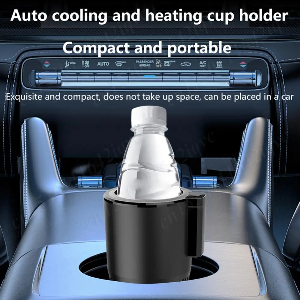 2 In 1 Car Heating Cooling Cup 12V 36W Smart Hot Cold Cup Mug Holder Keep Beverage Cool Warm Insulation Drink Cooler Cup