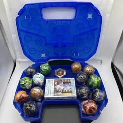 6/8/10/12/14PCS Flame Unicorn BAKUGANES Transformations Beyblade Fusion with Monster Ball Gyro Athletics Collection Box Toys