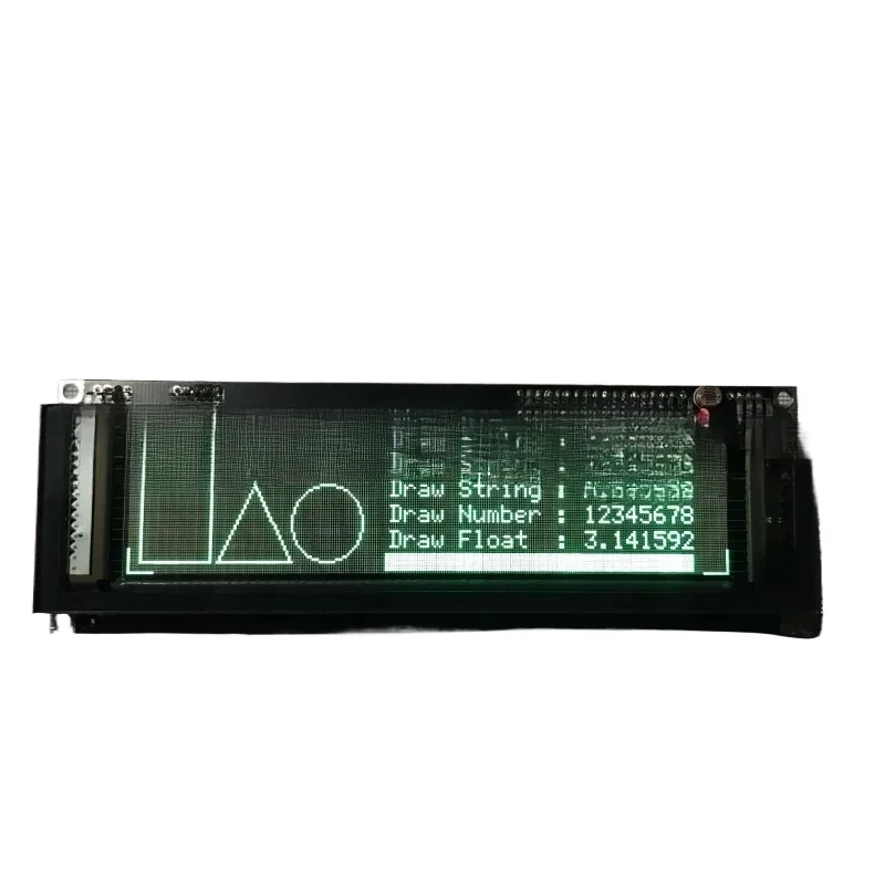VFD Fluorescent Display 6.1 Inches VFD256x48 Fluorescent Graphic Dot Matrix Display Module
