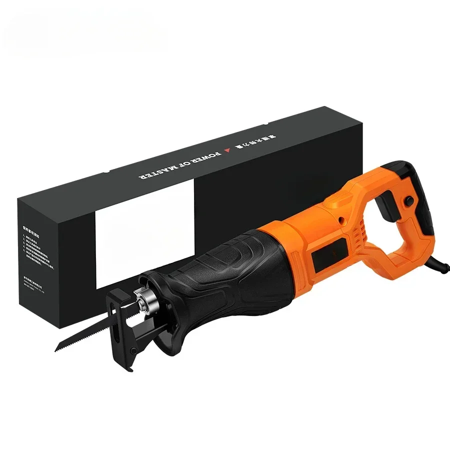 Reciprocating saw, multifunctional handheld saw, metal, wood, plastic cutting woodworking tool, 220V