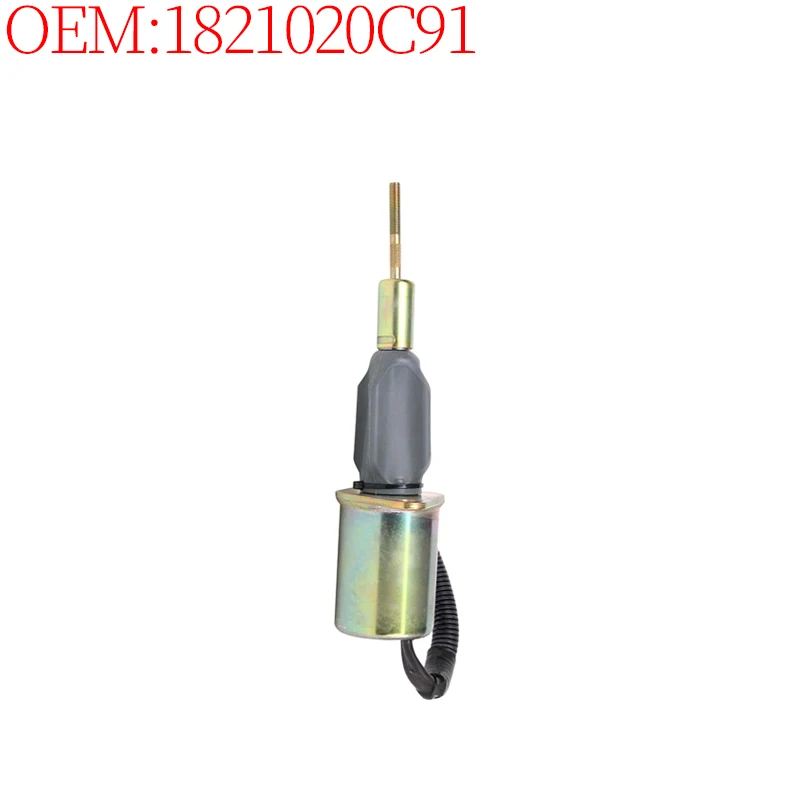 

Truck Accessories Suitable for Perkins Engine 1036-8T 1306-8TA 1306-9T 1306-9TA DT466 Fuel Shut Off Solenoid Valve 1821020C91