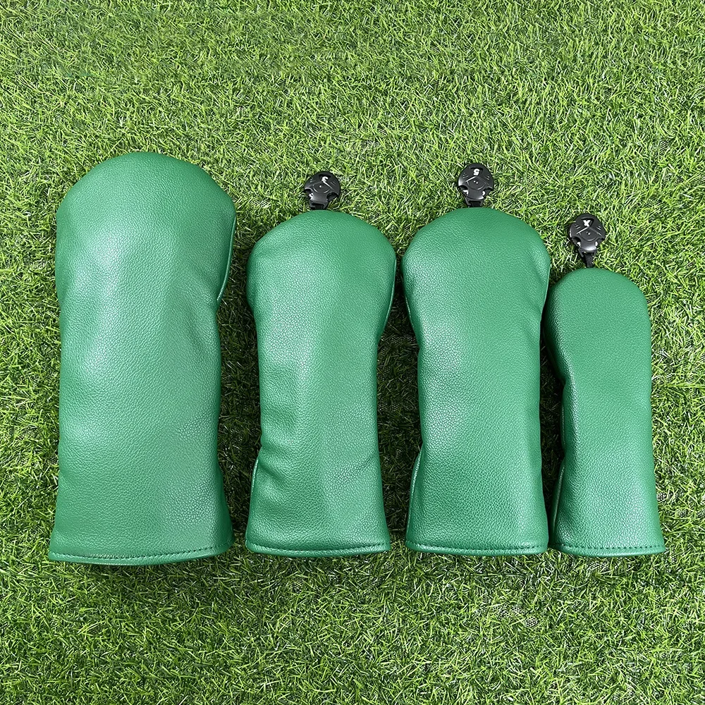 

Golf Club Covers - Classic Solid Black Universal Driver and Drumstick Covers