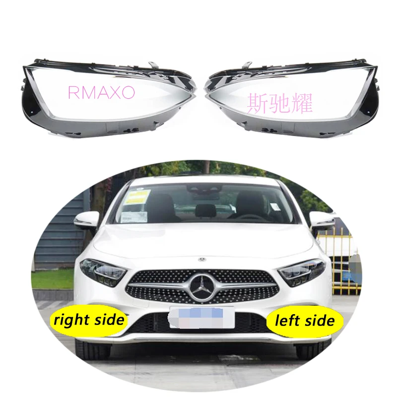 

Use For Benz W257 2018-2021 CLS Class 350 500 Transparent Headlamp Cover Lamp Shade Front Headlight Shell Lampshade Lens shell