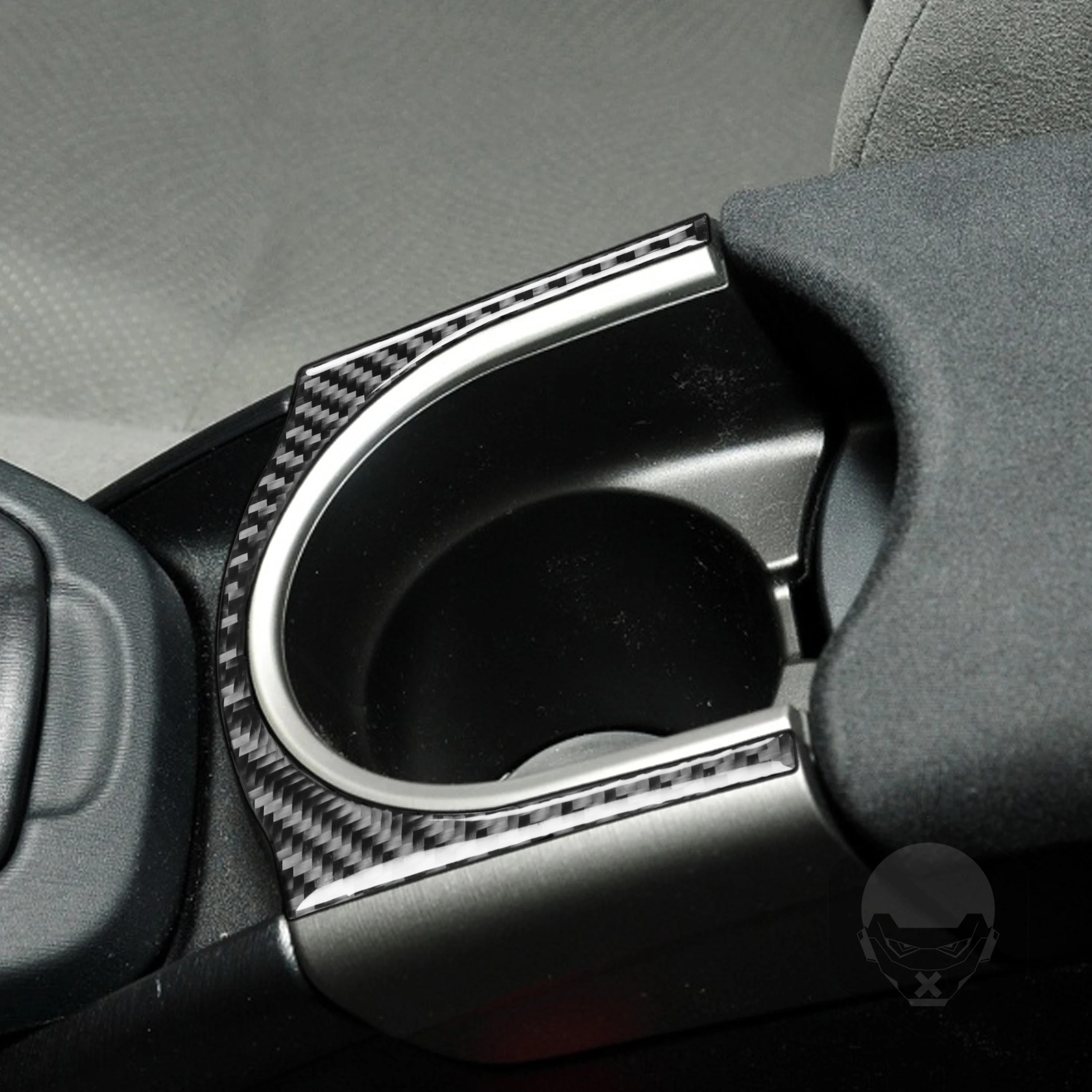 Real Carbon Fiber Car Accessories Cup Holder Frame Trim Cover Soft Sticker For Toyota Prius XW30/ZVW30 2012 2013 2014 2015