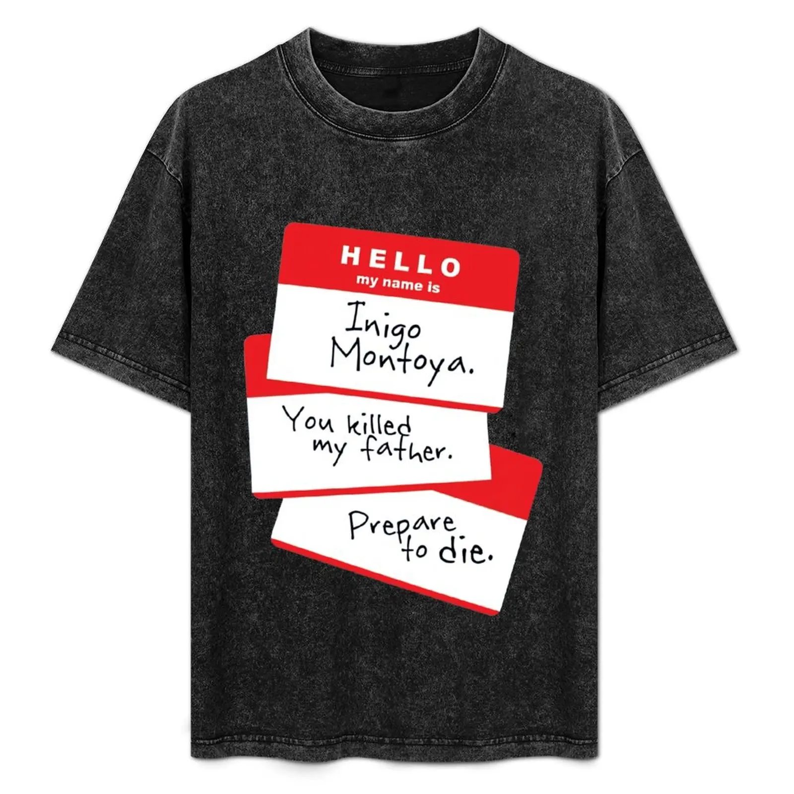 

hello my name is inigo montoya shirt T-Shirt Big and Tall Casual T-Shirt