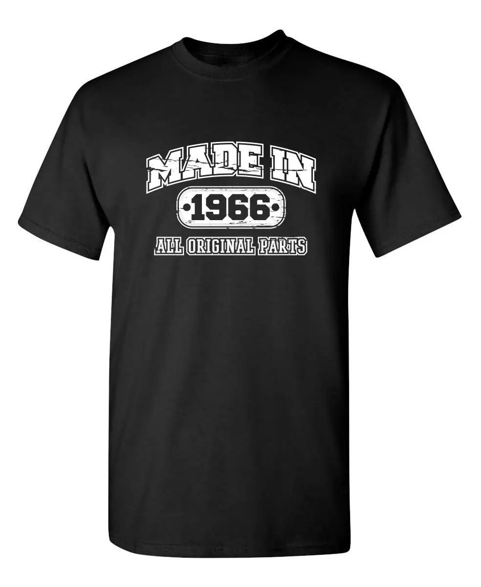 

Born in 1966 Original Parts Funny Birthday T Shirt