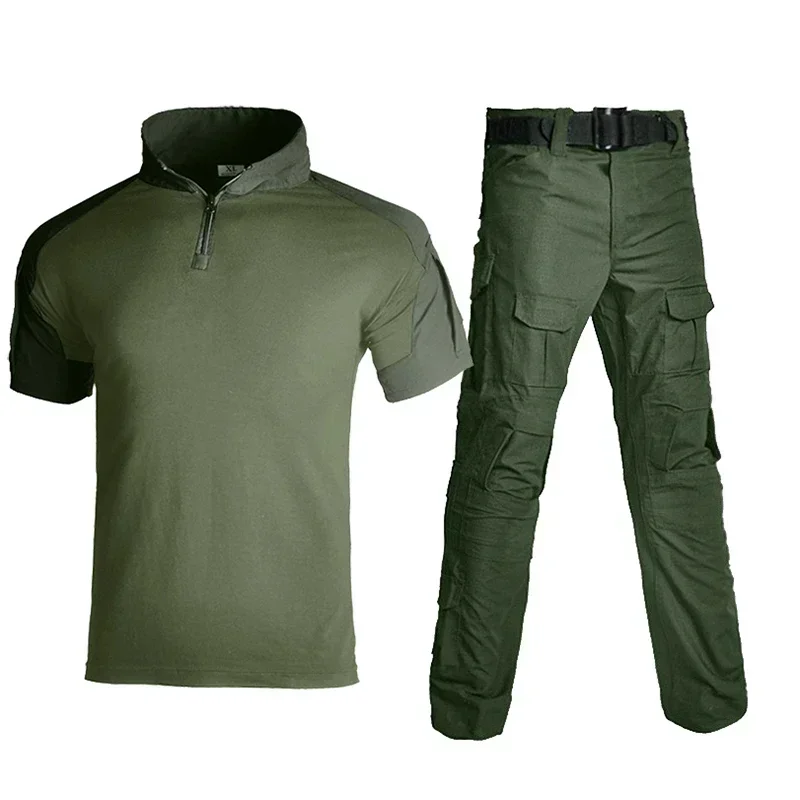 

BDU Tactical Hunting Uniform Special Forces Suit Militaire Tactics Training Clothing Men Hiking Shirt Pants No Pads No Belt