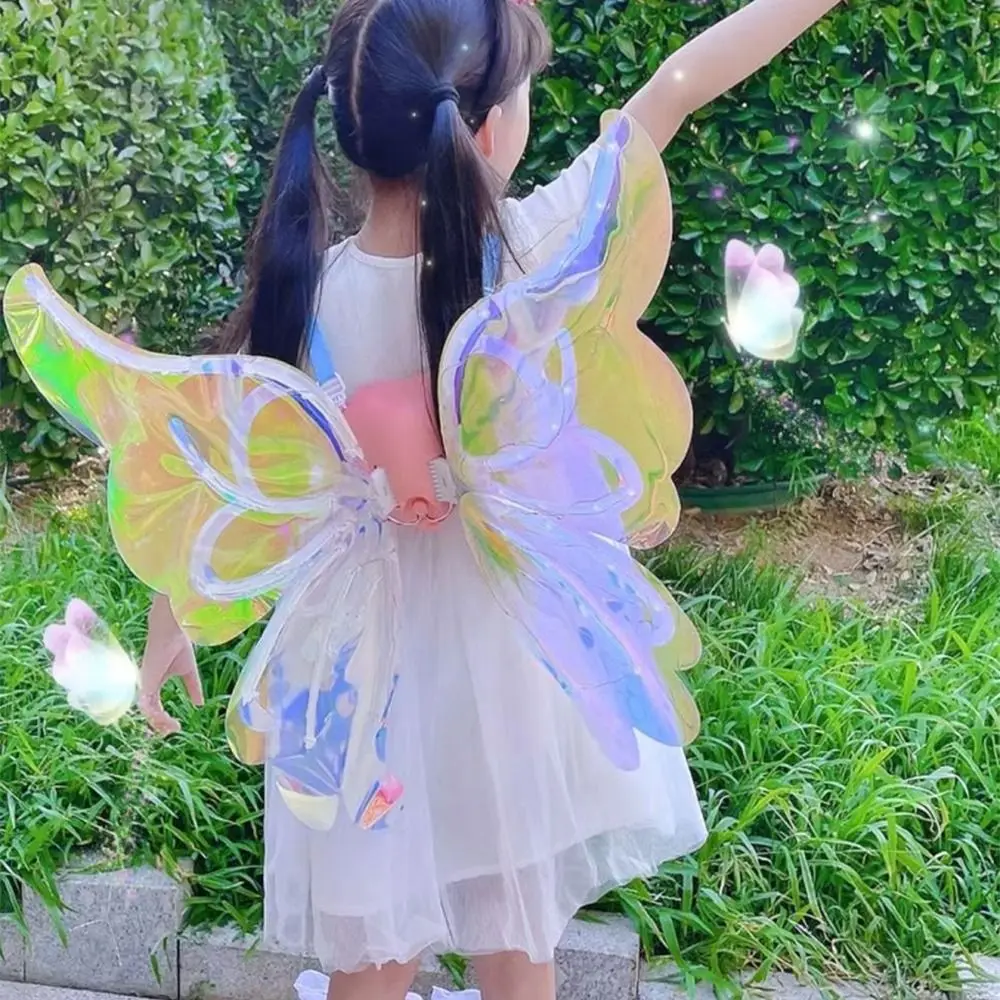 Creative LED Electric Butterfly Wings Fluttering Wings Moving Wings Electric Elf Wings Costume Adjustable Strap DIY Assembly