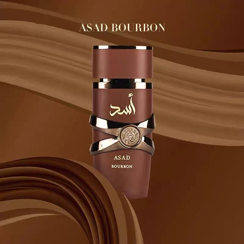 ASAD eau de toilette spray - bruin, 100ml, blijvende geur voor mannen en vrouwen, perfect cadeau, geschikt voor dag en vrije tijd