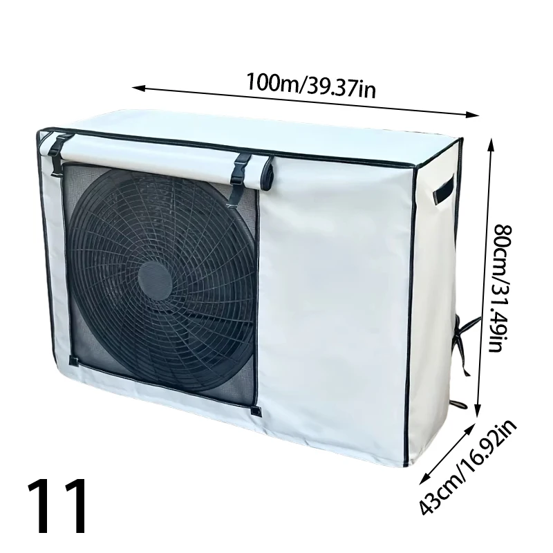 1pc Outdoor Klimaanlage Abdeckung Oxford Wasserdichte Sonnencreme Klimaanlage Haupt Einheit Schutzhülle Staub Abdeckungen Regendicht Fall