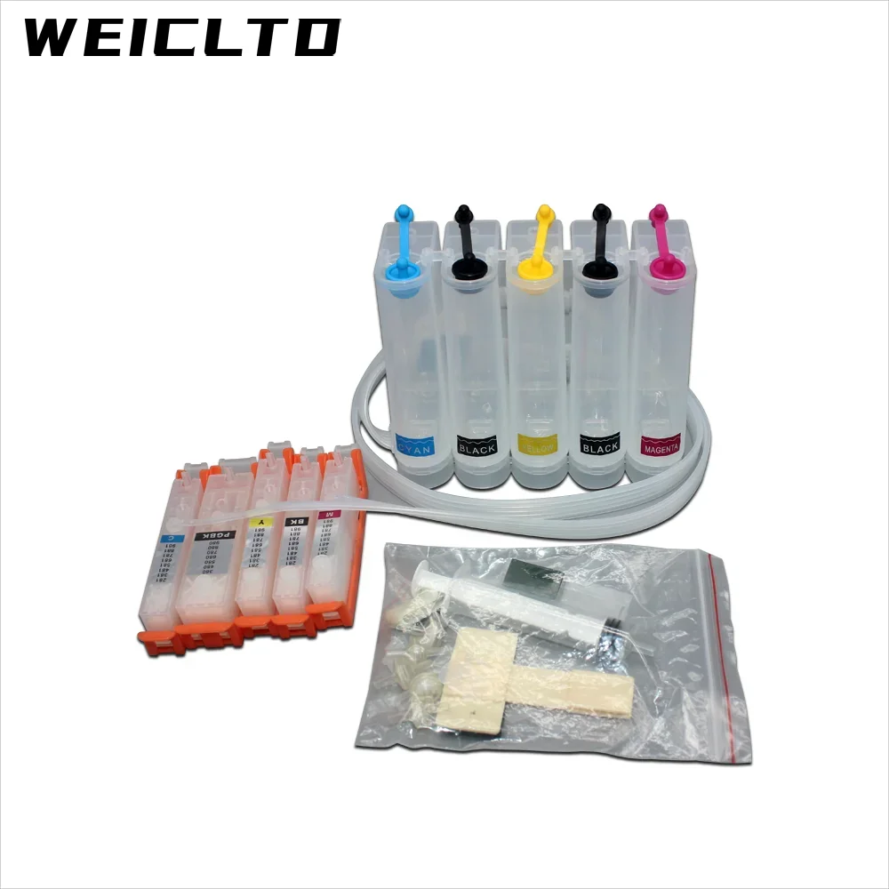 AP PGI-780 CLI-781 5Color Ciss System for Canon PIXMA TR8570 TS707 TS8370 TS6370 Printer with Permanent Chip