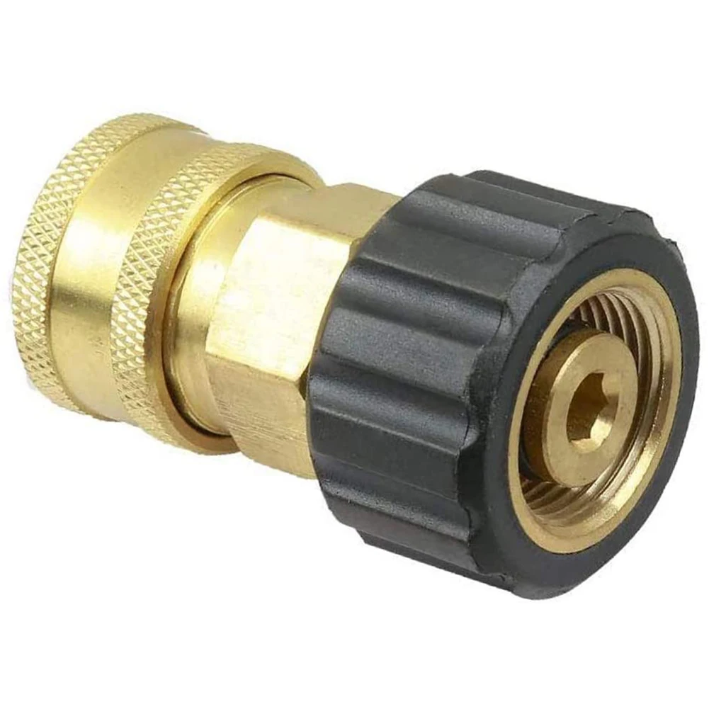 M22  Male To 1/4" Quick Connector Adapter High Pressure Washer Spray Hose Pump Cleaning Tools Garden Accessories Replacement