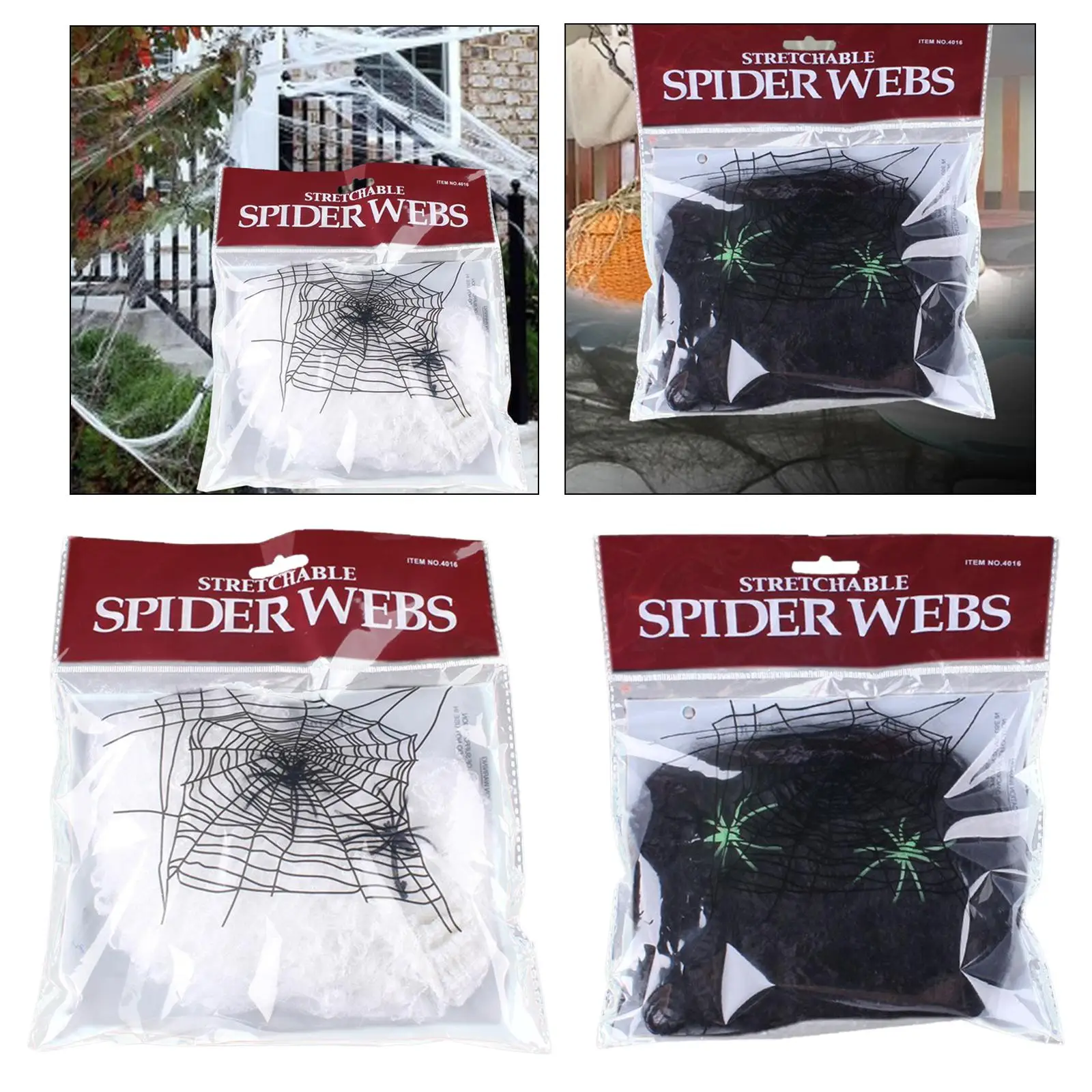 Super Stretch Cobwebs Spooky Party Favor Supplies Super Practical Spider Web for Stage Shows Indoor Halloween Class Plays Decor