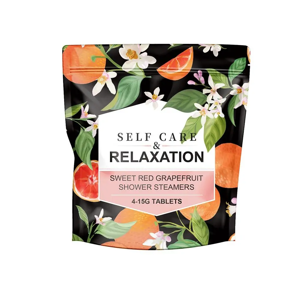 4 Tablets/Pack Self Care Relaxation Swear Shower Steamers Gift Set Stress Relief Moisturizing Shower Steamers