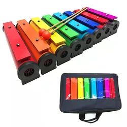 Eight Tones Plate Piano Aluminum Material Orff Music Tap Piano Children Early Music Enlightenment Xylophone Kid Birthday Gifts