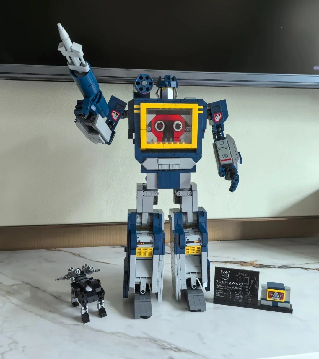 

Новая модель робота Soundwave MOC, строительные блоки для домашнего декора, праздничный подарок для мальчика