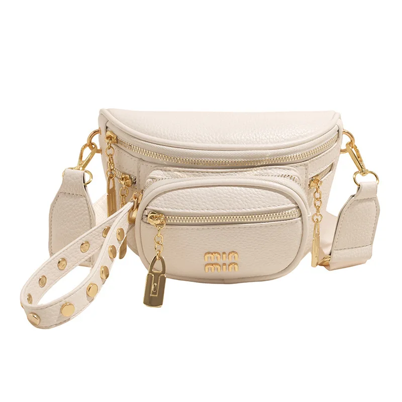 

Trendy Crossbody Bag - Multi-Pocket PU Purse, Lightweight & Waterproof, Adjustable Strap for Gym/Casual, Phone-Friendly Design