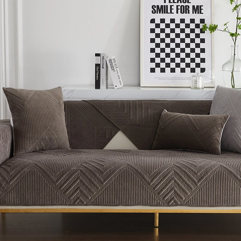 1PC Pet Friendly Quilted Sofa Cover Reversible Non-Slip Couch Cushion Protector Anti-Scratch Washable Furniture Cover for Home