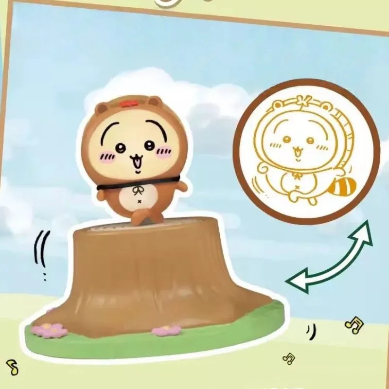 アニメちいかわ森ファッションショー正規品シール入りブラインドボックスフィギュアオーナメント確認済み支払い済み漫画かわいいデスクトップデコレーション