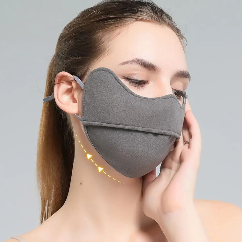 Modische, atmungsaktive, warme Masken, kältebeständiges Derong-Material, wiederverwendbare Gesichtsmaske, verstellbare, hautfreundliche Mundbedeckung für den Außenbereich