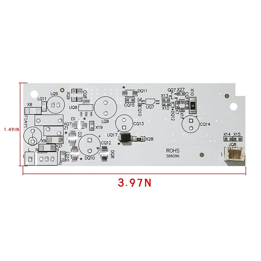 WPW10515057 W10515057 LED Light Board Fit for Whirlpool Kenmore Maytag Refrigerator (PCB Only)