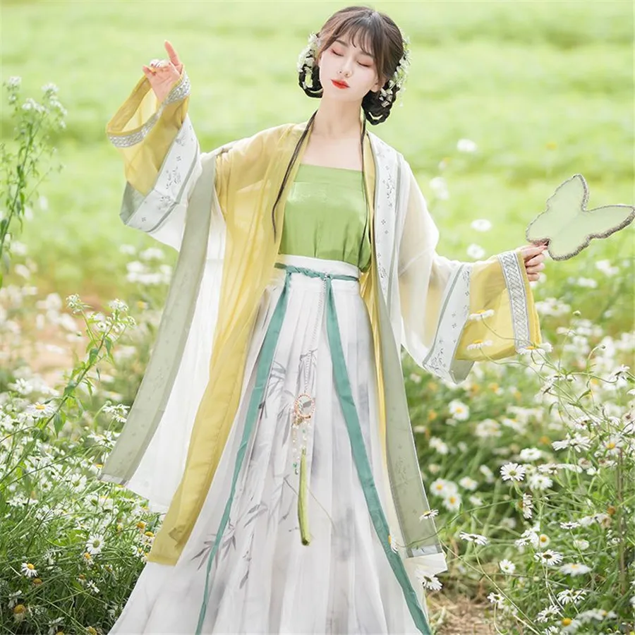 

Hanfu Dress Chinese Ancient Women Traditional Dance Hanfu Carnival Cosplay Costume Fairy Hanfu Gradient chinese Dress