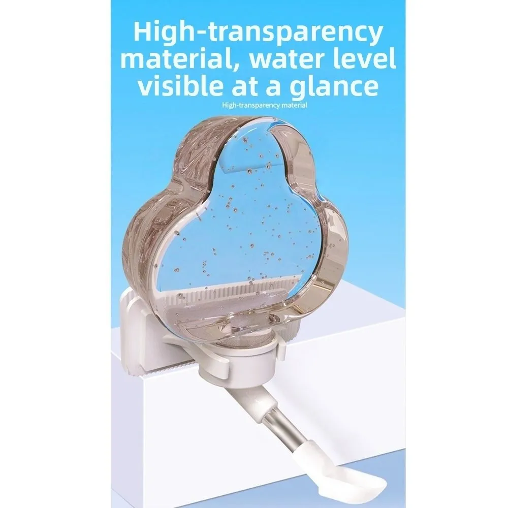Leak Proof Automatic Bird Water Dispenser Drip Free Gravity Fed Bird Cage Drinking Feeder Vertical Easy To Install