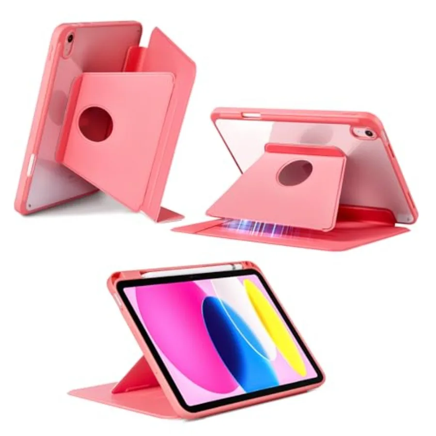 

Magnetic Stand Case for 11th Gen A16 11" 2025 and 10th Gen 10.9" 2022, Slim Case with Pencil Holder, Auto Sleep/Wake, Supports