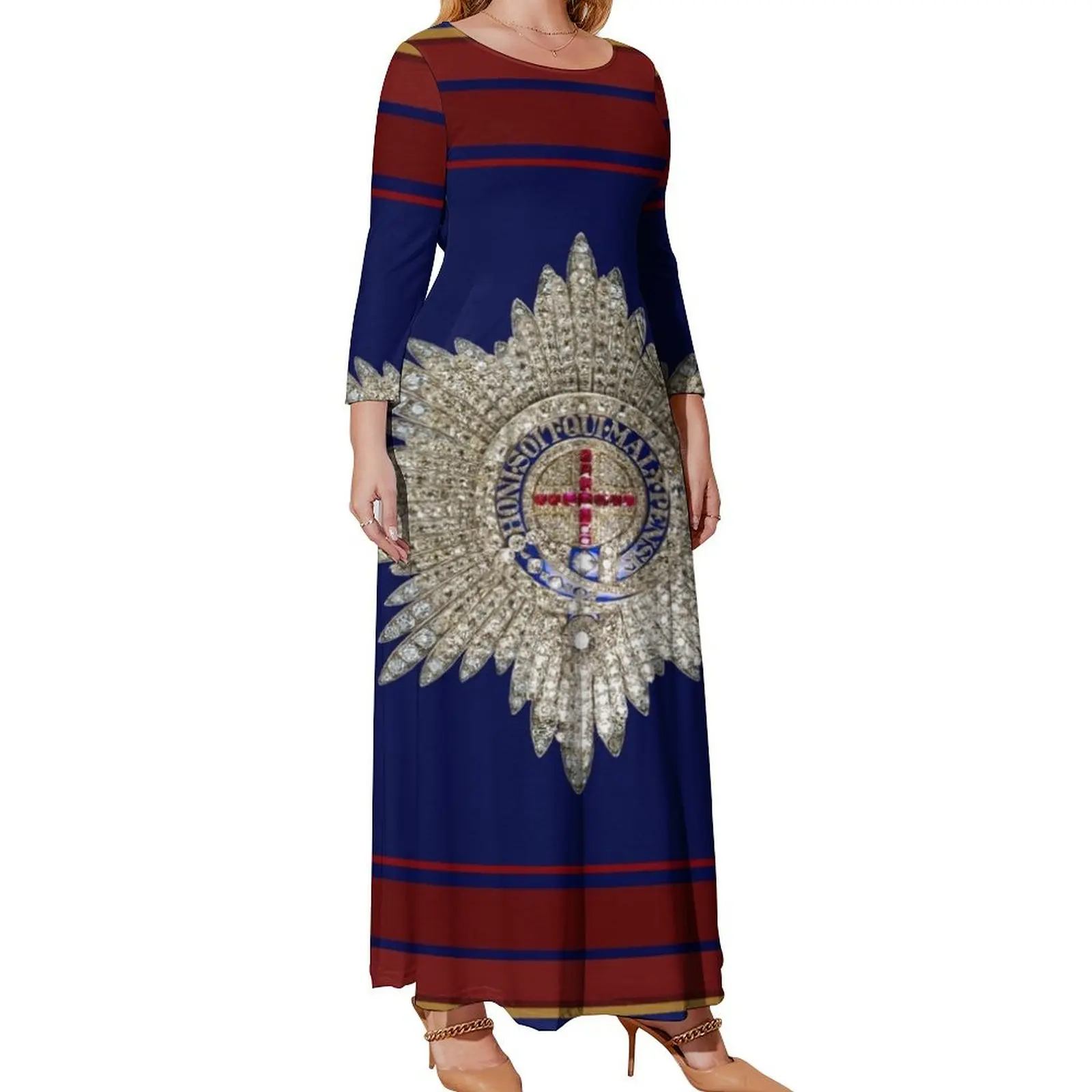 

King Charles I of England Long Sleeved Dress Women's summer skirt summer clothes for women